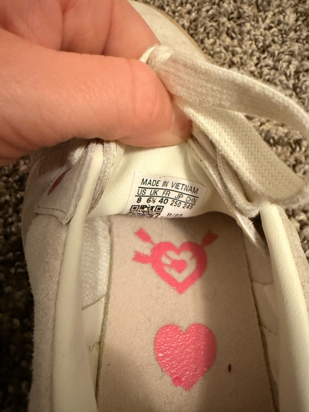 Adidas Sambae Ivory Pink Fusion (Women's Valentine’s Day Collection) - Picture 5 of 7
